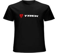 Men's Cotton Trek Bicycle Mountain Bike Road Cycling Race MTB Printed T Shirt Graphic Tee Men Pure Cotton Tops Black XXL