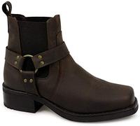 Men's Cowboy/Biker terminater boots Gringos Harley leather BROWN size 7