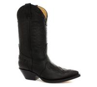 Mens Cowboy Boots Pointed Black Brown Grinders Arizona Real Leather Western