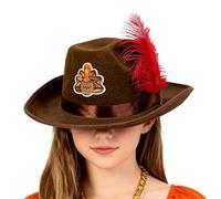 Mens Cowboy Hat | Thanksgiving Dress Up Headdress - Music Festival Hat,for Fall Celebration Carnival Concert Masquerade School Plays Themed Events Costume Parties Adults Photographers