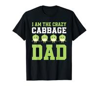 Mens Crazy Cabbage Dad Outfit Love Savoy Cabbage For Men T-Shirt