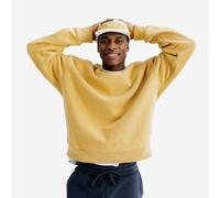 Men's Crew Neck Sweatshirt - Elementals, Mustard