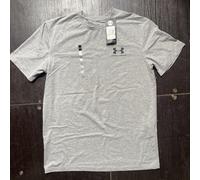 Under Armour Men's T-Shirt Sportstyle Left Chest Soft, Fast-Drying for Training – Steel Large
