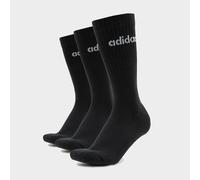 adidas - Cushioned Linear Crew 3-Pack - Sports socks size 46-48, black