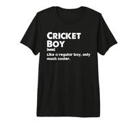 Mens Cricket Boy Funny Dictionary Definition Premium T-Shirt