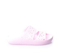 Men's Crocs Classic Floral Cut Out Sandal in Pink
