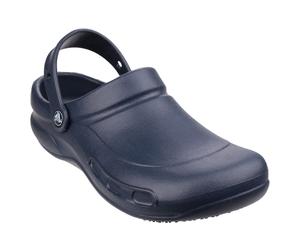 Mens Crocs Slip On Mules Bistro - Navy Synthetic - UK Size 4-5 - EU Size 37-38 - US Size M5/W7