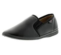 Men's Croft Comfy Moccasin Full Slippers with Fleece Lining and Cushioned Insole, Warm Indoor House Shoes, Non-Slip Sole, Perfect for Winter, Home & Lounge Wear, Durable and Soft for All-Day Comfort