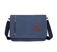 Men's Crossbody Bag Men Canvas Shoulder Bag Simple Practical Leisure Messenger Bags Male School Tote Sport Crossbody(Deep Blue)