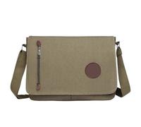 Men's Crossbody Bag Men Canvas Shoulder Bag Simple Practical Leisure Messenger Bags Male School Tote Sport Crossbody(Deep Green)