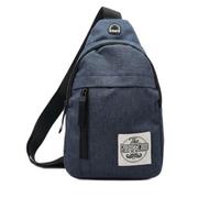 Mens Crossbody Sling Dual Pocket Chest Bag. Lightweight, Small, Compact for Running, Travel, Gym, Motorcycle or Camping Trips. Perfect Present for Dad, Husband, Father. Best Birthday Gift Ideas