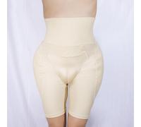 Men's Crossdressing Shapewear Briefs With Integrated Gaff Zone To Smooth Front Area And Support Confidence In Daily Dressing(4XL Nude)