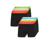 Men's Crosshatch 12 Pack of Astral Boxers in Black
