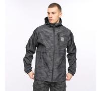 Men's Crosshatch Janscore Allover Print Jacket in Black