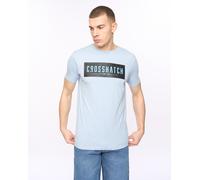 Men's Crosshatch T-Shirt Crew Neck Short Sleeve Casual Soft Cotton Summer Top