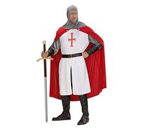 Mens Crusader Costume Extra Large UK 46" for Medieval Knight Fancy Dress