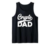Mens Crypto Dad Blockchain Enthusiast Fathers Day Tank Top
