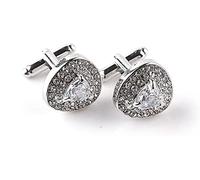 Mens Cufflinks Elegant Style Cuff Classic Cufflinks Men's And WoMen's Luxury Cufflinks Zircon Black Purple White Crystal Fashion Cufflink