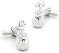 Men's Cufflinks Quality Material Silver Colour Sport Design