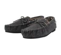 Mens Cushioned Memory Foam Moccasin Slippers - 10