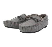 Mens Cushioned Memory Foam Moccasin Slippers - 7