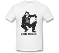 Men's Custom Short Sleeve Slim Fit Gogol Bordello Men T Shirt T-Shirts White M