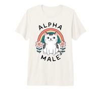 Mens Cute Kitten for Alpha Men Alpha Male Premium T-Shirt