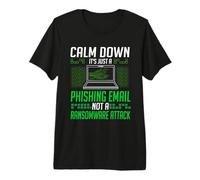 Mens Cyber Security Professional Funny IT Security Ethical Hacker Premium T-Shirt