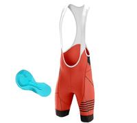 Mens Cycling Bib Shorts - Padded Cycle Tights - Breathable Quick Dry Summer Cycle Shorts - Long Riding Pad Bicycle Biking Bib Shorts (2,XL)