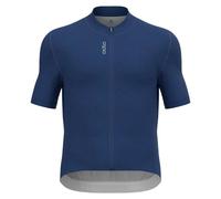 Men's cycling jersey Odlo T-SHIRT S/U COLLAR S/S FULL ZIP ZEROWEIGHT CHILL-TEC (Limoges)