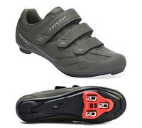 Men's Cycling Shoes for Women, Compatible with Peloton SPD ARC Look Delta Cleats, Unisex Bicycle Riding Spin Shoes Indoor Road Rcing Bikes Shoe Green Size UK8.5