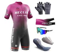 Men's Cycling Skinsuit,One Piece Trisuit Bike Jumpsuit,Competition-grade handmade high-density sponge Padded,MTB Triathlon,Quick Dry Triathlon Suit,Short Sleeve One Piece Bodysuit (TYP-11,S)