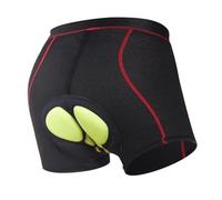 Men's Cycling Underwear Shorts with Gel Padding for Road Bike, Comfortable, Breathable, Outdoor Sports, Casual Wear, Green, L