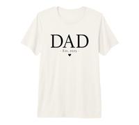 Mens Dad Est. 2025 First Father's Day First Time Dad Premium T-Shirt