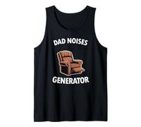 Mens Dad Joke Funny Men Dad Noises Generator Armchair Tank Top