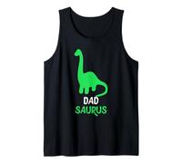 Mens Dad-Saurus Dino Dinosaur DadSaurus Cool Funny Tank Top