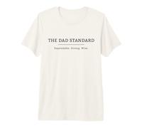 Mens Dad Standard Father's Day Strong Wise Fatherhood Graphic Premium T-Shirt