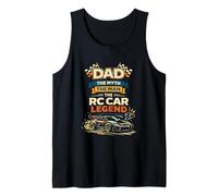 Mens Dad The Myth The Man The RC Car Legend Design Tank Top