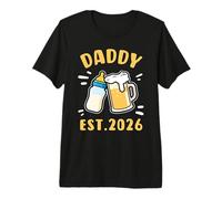Mens Daddy Est. 2026, New Dad, First Father’s Day, New Fatherhood Premium T-Shirt