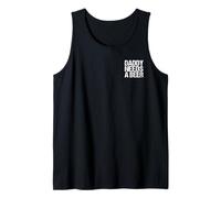 Mens Daddy Needs a Beer Funny Men Drinking Father's Day Tank Top