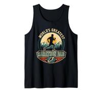 Mens Daddy World's Greatest Marathon DAD Funny Marathon Tank Top