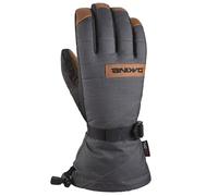 Mens Dakine Nova Leather Palm Ski Gloves Carbon