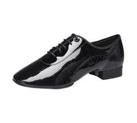 Men's Dance Shoes,Adult Men's Dancing,Latin Salsa Ballroom Practice Mans Dance Shoes,Breathable,Low Heel,Soft,Black,Split Sole,for Stage,Waltz,Tango