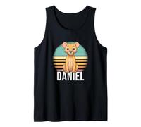 Men's Daniel - Cute Boy Name with Cute Lion Tank Top