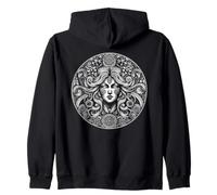 Mens Danu Celtic Goddess Mythology Pagan Zip Hoodie