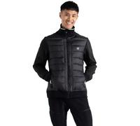 Men's Dare2b Frost Hybrid quilted baseball jacket, black, XXL