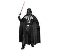 Mens Darth Vader Costume Deluxe Star Wars Adult Halloween Fancy Dress Outfit