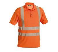 Mens Dassy Hi Vis Polo Shirt UV Safety Shirt Brandon Range with reflector strips