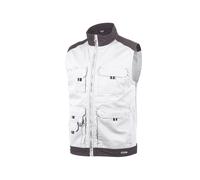 Mens Dassy Sleeveless Painters Decorators Jacket FARO 350077 White