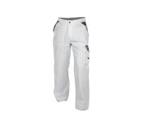 Mens Dassy Work Painters Decorator Trousers White Nashville Range 200658